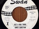 JANICE CHRISTIAN w/ Johnny & The Charmers - Just A Bad Thing SWAN NORTHERN SOUL