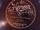 Herwin 75504 David Miller LITTLE LOG CABINvIN THE LANE  78 rpm VV+ Country