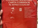 CHALINO SANCHEZ - CANTA CORRIDOS AL ESTILO SINALOA LP / NUEVO Y SELLADO