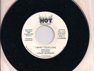 45 rpm record modern Georgia soul Louie Gordon I Want Your Love HOT 1988
