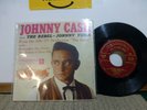 JOHNNY CASH THE REBEL JOHNNY YUMA  EP 7   MINT PIC SLEEVE   45