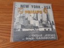 Serge GAINSBOURG : New York USA   NO RECORD ENCART JUKE BOX PHILIPS B 373.466 F