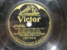 Coon - Sanders Orch. - VICTOR 19745 - Yes Sir  That's My Baby & Sometimes