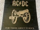 AC/DC  ULTRA-RARE For Those About To Rock 1981 1st press SPAIN Vinyl LP  VG+