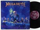Megadeth - Rust In Peace LP - Capitol VG+