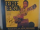 Signed  GEORGE BENSON - WALKING TO NEW ORLEANS Vinyl LP w/ Autographed Cover