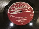 LITTLE WALTER-CHECKER 786-YOU'RE SO FINE/LIGHTS OUT-CHICAGO HARMONICA BLUES 1953