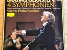 BRAHMS The 4 Symphonies LEONARD BERNSTEIN ED1 DGG DIGITAL 4 LP Box MINT