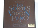 BEETHOVEN 10 SONATES VIOLON PIANO FERRAS BARBIZET FALP 584 587 HMV GREAT