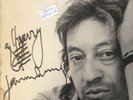 Rare 33t LP MAUVAISES NOUVELLES autographe signé Serge Gainsbourg dédicace 80’s