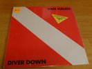 VAN HALEN LP DIVER DOWN Warner 1982 SHRINK + HYPE STICKER & INNER DAVID LEE ROTH