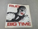 RUDI 7” BIG TIME FIRST PRESS RED LETTERING BLUE PRINT POSTER - PUNK