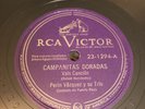 LATIN PUERTO RICO RCA Victor 78RPM Perin Vazquez - Campanitas Doradas 23-1294 E-
