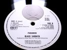 BLACK SABBATH PARANOID VERTIGO EX NR MINT AUDIO UK BIG BEAR Original Ozzy