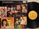 ABBA Aniversario Los 10 Años Rare Uruguay 1981 Diff Back Cover LP Nice Copy