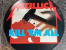 Lp Metallica Kill 'Em All Limited Edition Picture Disc Vinyl Record MFN 7 P