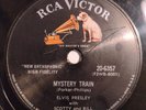Killer Rockabilly 78 ELVIS PRESLEY Mystery Train / I Forgot To Remember RCA hear