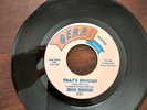 RARE NORTHERN SOUL - ROSCOE ROBINSON - THAT`S ENOUGH GERRI EX++