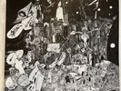 Death Church by Rudimentary Peni LP Vinyl Corpus Christi 6 EX With Insert
