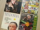 Madonna vinyl records vintage x4 different, Who's That Girl, Borderline, Burning