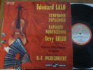 DEVY ERLIH - INGHELBRECHT / LALO symphonie espagnole    / DUCRETET-THOMSON