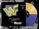 IN HAND  Too Sweet Merch THE MUSIC VOLUME 2 - SPLIT WWF Vinyl LP BLUE & YELLOW