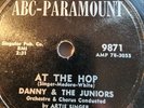 DANNY & THE JUNIORS / AT THE HOP / ABC PARAMOUNT 78RPM GOOD+ Z1