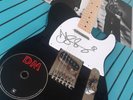 DEPECHE MODE autograph guitar FENDER DAVE GAHAN signed live MEMENTO MORI tour 23