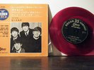 THE BEATLES 7 Inch 33 EP A Hard Day's Night  1965 Odeon Japan Red Color  PS