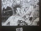 SUBHUMANS DAY THE COUNTRY DIED BLURG XLP 1 PUNK GATEFOLD RED VINYL POSTER