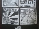 SUBHUMANS EP LP BLUURG FISH 25 HARDCORE PUNK GREEN VINYL POSTER INSERT