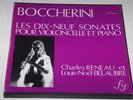 4LP Box Charles Reneau Boccherini 19 Cello Sonatas Belaubre FY 011/014 ED1 NM