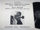 Adalbert Fink Cello Suites of Bach & Max Reger Rimaphon 30-028 STEREO ED1 NM