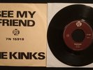 The Kinks»see my friend«1965 Vg+/Vg Norway 7