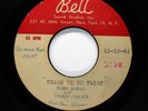 BOBBY RYDELL & CHUBBY CHECKER R&R ACETATE 45rpm Teach Me To Twist HEAR