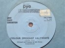 Rare Psych WEST COAST CONSORTIUM Colour Sergeant Lillywhite/Pye 7N.17482 (1968)