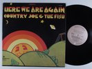 COUNTRY JOE & THE FISH Here We Are Again VANGUARD LP VG+ with lyric insert q