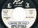 JIMMY MAYES & SOUL BREED - Drums For Sale / Pluckin' - PORT - 60s Funk Soul 45