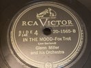 RCA Victor 78 RPM Glenn Miller - In The Mood 20-1565 V+
