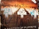 Rare Metallica Cliff Burton Signed Promo Poster Master Of Puppets MFN60