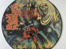 IRON MAIDEN PICTURE DISC VINYL RECORD FOR DISPLAY ONLY NUMBER OF THE BEAST