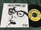 BUDDY HOLLY 1969 Promo 45 Picture Sleeve “Love Is Strange” Coral Yellow Label