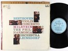 Nathan Milstein/Leinsdorf - Beethoven: Violin Concerto LP - Angel - S 35783 VG+
