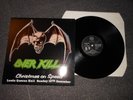 OVERKILL LP CHRISTMAS ON SPEED RARE LIVE BLACK VINYL NM ANTHAX THRASH METAL