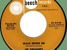 VIBRAHARPS (w/ Charles Hargro) Walk Beside Me / Cosy with Rosy 45rpm Beech 1956