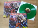IRON MAIDEN , THE NUMBER OF THE BEAST ALBUM , GREEN VINYL