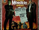 FAMOUS MONSTERS SPEAK Wonderland GOLDEN Vinyl LP RECORD ‘74 Dracula FRANKENSTEIN