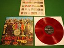 Beatles Sgt. Peppers Japan LP 1.press 1967 red vinyl Odeon OP-8163