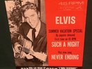 Elvis Presley RCA 47-8400 Such a Night 45 W/ Sleeve 1964 MINT