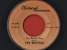 RARE 1967 GARAGE FUZZ Kentucky THE MALTESE You Better Stop/ I Wanna Talk CHETWYD